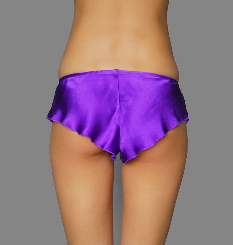 Viva Silk French Knickers by Sexy Panties and