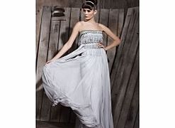 Sexy Strapless Sleeveless Chiffon Evening