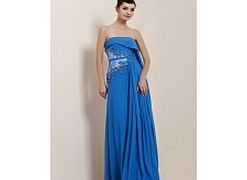 Sexy Strapless Sleeveless Stretch satin Evening