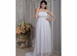 Sexy Unique Stretch satin Chiffon Wedding