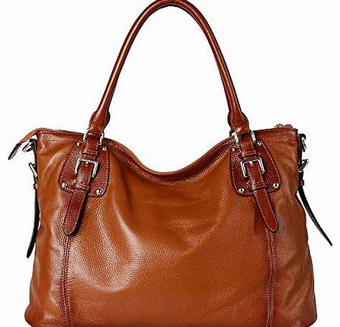 good-looking women ladies genuine leather tote satchel shoulder handbag