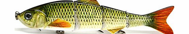 Sfenix Fishing Lures 4.9inch(12.5cm)/25g Jointed Sinking Swimbaits Crankbaits, Life-like Swimming Action for Pike Zander Perch Bass, Type A