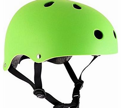 Essentials Childs Helmet - Matt Fluo Green