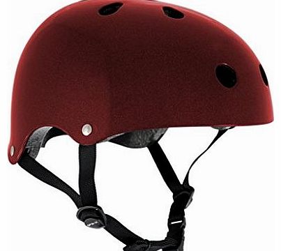 SFR Skate/Scooter/BMX Helmet - Metallic Red S-M (53cm-56cm)