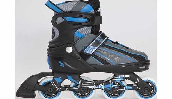 SFR Vortex Blue Inline Skates Size Large UK 3 - 6
