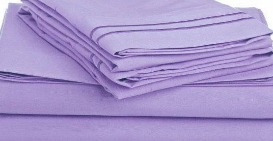 SGI Bedding 600 TC Super Compforting Egyptian cotton 3 Piece Fitted Sheet (71x190xm 76cm Deep Pocket) Lavendar Solid for Bunks Camper RVs Travellersamp;Bedrooms Bedding