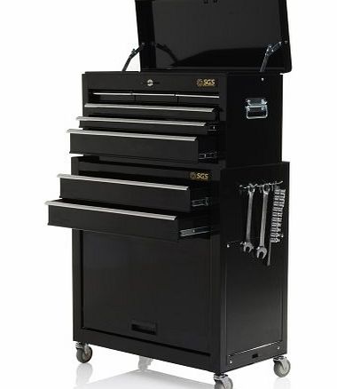 SGS Engineering Mechanics 8 Drawer Tool Box Chest amp; Roller Cabinet