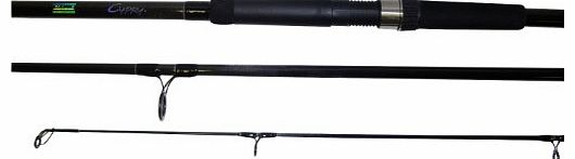 Shakespeare Cypry 3 Piece 3lb Carp Rod - Black, 12 Ft