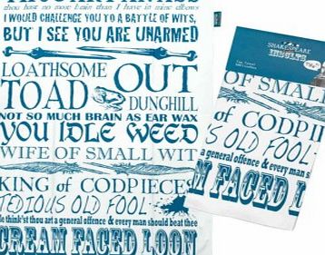 Shakespeare Insults Tea Towel 5175