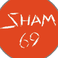 Sham 69 Logo Button Badges