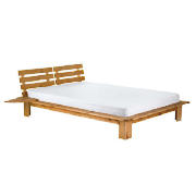 Shanghai 4ft 6 inch Low Bedstead- Antique Pine