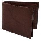 Shared Earth Dark Brown Mens Leather Wallet