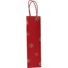 Shared Earth Gift Wrap Snowflake Bag Bottle - Red
