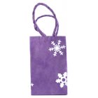 Gift Wrap Snowflake Bag Small - Lilac