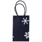 Gift Wrap Snowflake Bag Small- Blue
