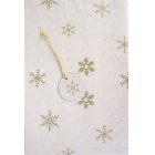 Shared Earth Gift Wrap Snowflake Paper - Cream