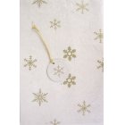 Shared Earth Gift Wrap Snowflake Paper - Cream