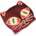 Shared Earth Leather Cat Change Purse