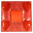 Shared Earth Red Sequined Heart Frame