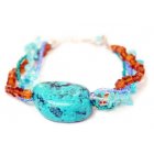 Shared Earth Turquoise Beaded Bracelet