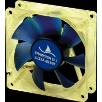 Blue 8cm Ultra Silent System Fan with Potentiometer
