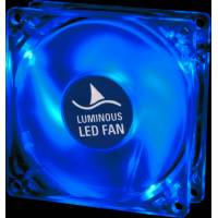 Blue LED 8cm System Fan with Temperature Control