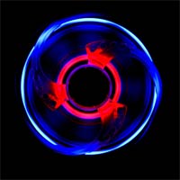 Rainbow Bicolor 8cm System Fan