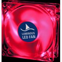 Red LED 8cm System Fan with Temperature Control