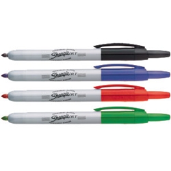 Sharp ie Permanent Marker Pen Retractable with