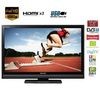 LC-32DH65E LCD Television + E1000 Black Glass TV Stand