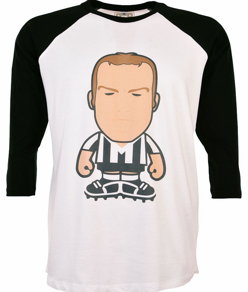 Shearer 3/4 Sleeve T-Shirt White/Black