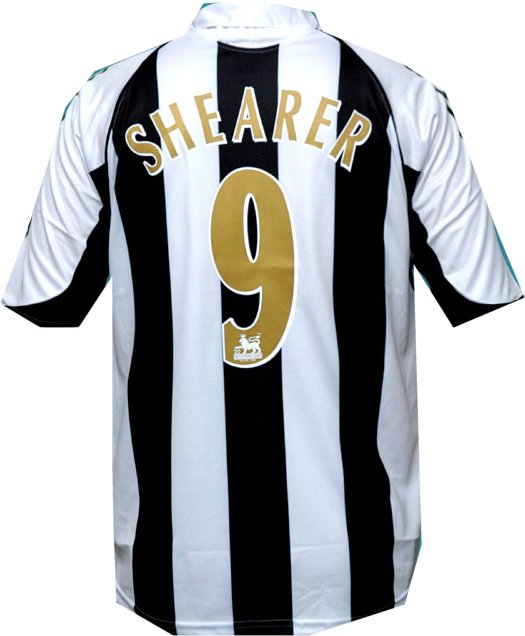 Shearer Adidas Newcastle home (Shearer 9) 05/06