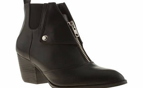 shellys Black Scalone Boots