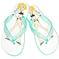 Girl Print Flip Flop