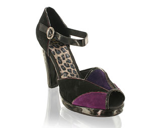 Shellys Leather Platform Sandal
