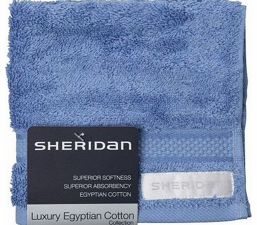 Sheridan S1HBTN737 33 x 33 cm Towels 1 Egyptian Luxury Towel Face Washer, Atlantic