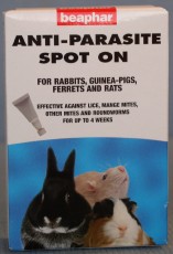 Sherleys Beaphar Anti-Parasite Spot On Rabbit/Guinea Pig