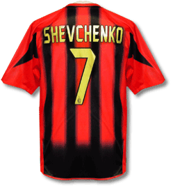 Shevchenko Adidas AC Milan home (Shevchenko 7) 04/05