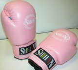 Boxing Gloves Leather / Pink-6oz