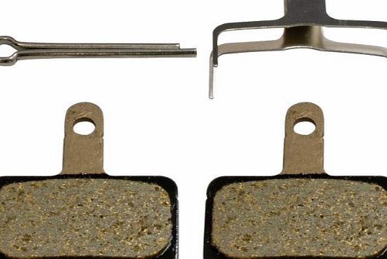 Shimano BR-M416 resin pad and spring with split pin, B01S