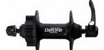 M525 Deore disc front hub#44; black 36
