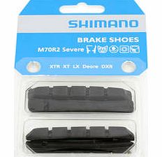Shimano M70r2 Cartridge Brake Shoe Inserts With