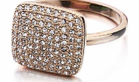 Shimla Ladies Rose Gold Square Ring - SH-233ML