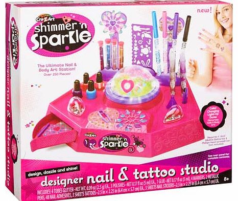 CRA-Z-ART  Shimmer and Sparkle Designer Nails/ Body Art Studio