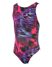 Girls Aquamarine Safari Swimsuit