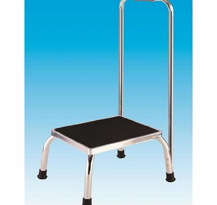 Shine International Metal Foot Stool with Safety Hand Rail