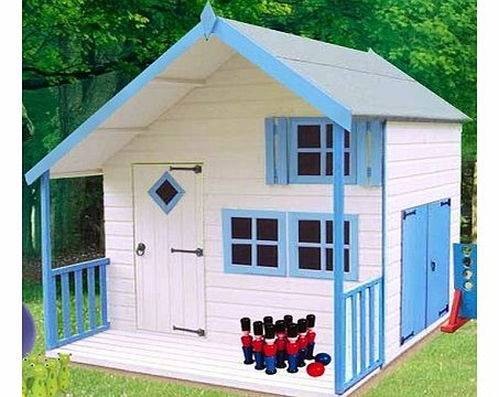 7x6 Crib Playhouse with Veranda
