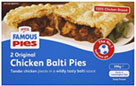 Shire Foods Chicken Balti Pies (2 per pack - 390g)