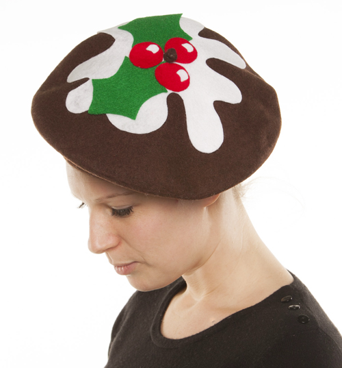 Festive Christmas Pudding Beret from ShmooBamboo