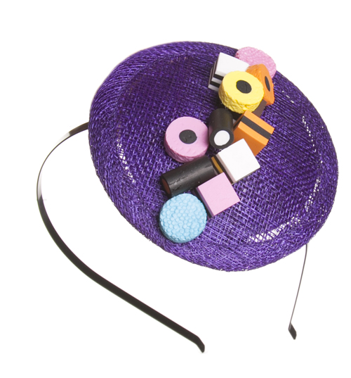 ShmooBamboo Purple Liquorice Allsorts Fascinator from
